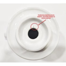 Resim Güral Porselen V60 Porselen Dripper Kahve Demleme Defoludur 