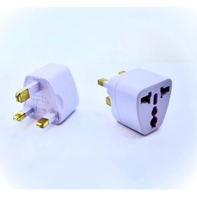 Resim Aogo Seyahat Fişi Adaptörü Tip G Plug Adapter Üniversal 3 Pinli Fiş 10A 