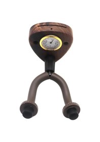 Resim Maiyame Ahşap Duvar Askılı Nem Ölçerli Gitar Standı - Akustik, Elektro Gitar Ve Ukulele İçin Kahverengi 