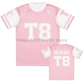 Resim Snapbuy Baskılı Futbol Gömlek İlkbahar/yaz Erkek Kadın Spor Tişört Kısa Kollublack Black 