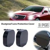 Resim 2 Adet Siyah Küp Toz Geçirmez ve Suya Dayanıklı LED Sis Farı Kapakları, Şeffaf Görüş Yarıları ile - 3 İnç Çaplı Yuvarlak/Dikdörtgen Farlara Uyar, Sağlam Plastik Muhafaza, Toz geçirmez ile su sıçramasını önleyen tasarım, Arabalar, SUV'ler, Kamyonlarla uyumlu - Kolay Kurulum (Delme gerektirmez) - Çizilmeliye karşı çözüm, Hassas Işık Hizalama, İletkenlik için Kompakt & Hafif 