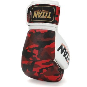 Resim Kırmızı Kamuflaj Boks Eldiveni 001 