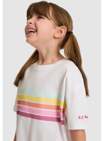 Resim U.s. Polo Assn. Kız Çocuk Beyaz Tişört 50325698-vr013 