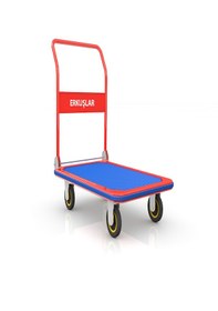 Resim 300kg Katlanır Paket Taşıma Arabası 