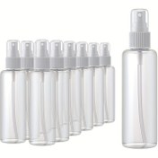 Resim Şeffaf Sprey Şişesi, 120ml/4oz; 100ml/3.4oz; 60ml/2oz; 30ml/1oz, Plastik İnce Sprey Şişesi, Mini Seyahat Dağıtım Şişesi, Seyahat Gerekliliği 1 adet/2 adet/3 adet 