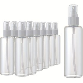 Resim Şeffaf Sprey Şişesi, 120ml/4oz; 100ml/3.4oz; 60ml/2oz; 30ml/1oz, Plastik İnce Sprey Şişesi, Mini Seyahat Dağıtım Şişesi, Seyahat Gerekliliği 1 adet/2 adet/3 adet 