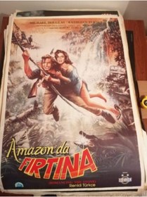 Resim Plakperest Amazonda Fırtına - Mıchael Dougles - 70x100 Cm Ebatlarında Film Afişi 