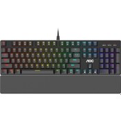 Resim Aoc GK500 Outemu Türkçe RGB Mekanik Gaming Klavye (GK500DR8T) Daima Sıfır Ürün ve 12 Yıllık GÜVEN.