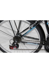 Resim Dorello Bisiklet 2650 Model 26 Jant Bisiklet Şehir Bisikleti Çamurluk Bagaj Sepetli Siyah Turkuaz 