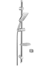 Resim Artema A45630sta Shine Square Sürgülü El Duşu Takımı Krom Gümüş 