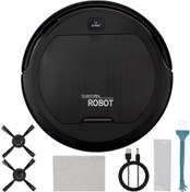 Resim Breeshy robot otomatik temizleyici akıllı zemin robot elektrikli süpürge otomatik kenar temizleyici ev zemini temizleme araçları, robot elektrikli süpürge, siyah 