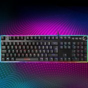 Resim Dark Elite Force DK-AC-GK2000 Blue Switch RGB Aydınlatmalı Kablolu Mekanik Oyuncu Klavye Dark