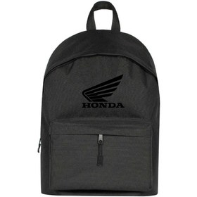 Resim Honda Motocycle Logo Sırt Çantası - Siyah 