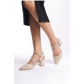 Resim Kadın Taşlı Abiye Topuklu Ayakkabı 4214 001 