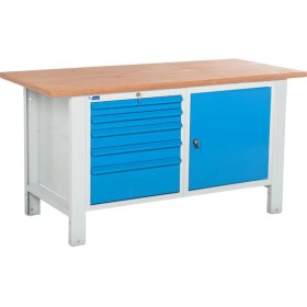 Resim Star Çelik Atölye Çalışma Tezgahı (1600X720X830-930 Mm) 