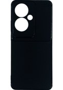 Resim Nettech Oppo Reno 11f Uyumlu Focus Seri Arka Koruma Kılıf - Siyah Siyah 