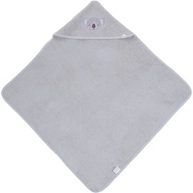 Resim Tiny Koala Organik Pamuk Nakışlı Bebek Kundak Gri 75x75 cm - Gri / 75x75 