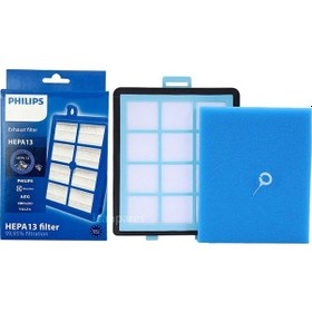 Resim Parmis Philips Uyumlu Fc 9724 Power Pro Expert Ön Ve Hepa Filtresi Seti 
