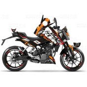 Resim Ktm Duke 390 Sport Line Sticker Seti 