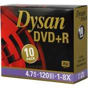 Resim Dysan DVD+R 4.7GB 8X Slim Kutu 10'lu Paket 