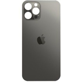 Resim Qudex Iphone 12 Pro Max Arka Kapak Batarya Kapağı Yüksek Kalite Siyah 