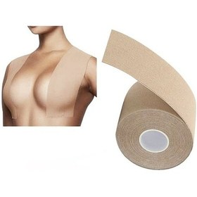 Resim Göğüs (Meme) Bandı, Meme Dikleştirici Bant Ten Rengi 