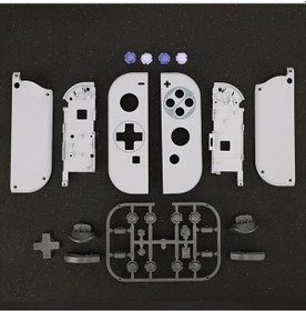 Resim Cloud011 Nintendo Switch Kontrolcü Kılıf Seti Gri Sl Sr Butonlar Kayış Vida Seti Tam Aksesuar 