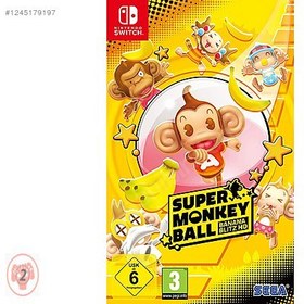 Resim Süper Monkey Ball - NINTENDO SWITCH - SIFIR- KONSOL CENNETİ 