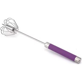 Resim Mybru Paslanmaz Çelik Lila Yaylı Otomatik El Çırpıcısı Lila 