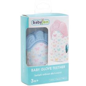 Resim Babyjem Diş Kaşıyıcı Eldiven Mavi 