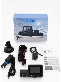 Resim DigiMonster C50 1080P 3 Kameralı Araç Kamerası Gece Görüş G-Sensör Geri Görüş Kameralı 170° Açı Döngüsel Kayıt 