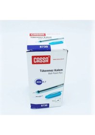 Resim Cassa 8730 Slıde Tükenmez Kalem 07 Mavi (50 li Kutu) 