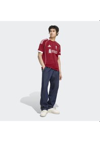 Resim Adidas Liverpool Fc 25-26 İç Saha Erkek Kırmızı Futbol Forması Jv6423 Kırmızı 