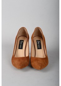 Resim Seç Kundura 4292 HAKİKİ DERİ STİLETTO 9cm TABA SÜET Taba 