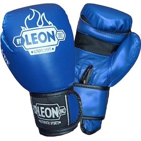 Resim Aksaspor Leon Blade Training Boks, Kick Boks Ve Muay Thai Eldiveni Mavi 