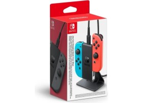 Resim Nintendo Switch Joycon Şarj Stand Grip Batarya Özellikli Siyah Renkli Orijinal Aksesuar 