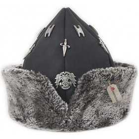 Resim Börk, Kalpak, Geleneksel Kayı Alp Şapkası, Siyah - 2015 Diğer 