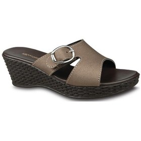 Resim Ceyo Perla-14 Kadın Dolgu Topuklu Terlik Bakır 