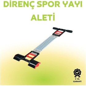 Resim Paslanmaz Çelik Yaylı Çoklu Dirençli Kol Ve Gövde Egzersiz Aleti Çok Renkli 