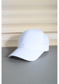 Resim Cappello Beyaz Spor Şapka Unisex Arkası Cırtlı Ayarlanabilir 24sapkaduz - Beyaz 