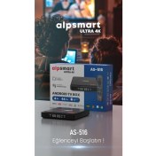 Resim Alpsmart AS516 Android Tv Box Ses Komutlu BT Air Kumanda 4 GB Ram 64 GB Hafıza Android 12 