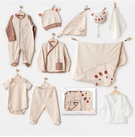 Resim Melonika Adventurous Bear 10'lu Hastane Çıkışı Beige Çok Renkli 