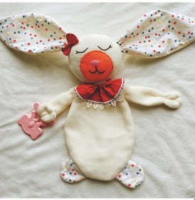 Resim Diş Kaşıyıcılı Uyku Arkadaşım Tavşan Çok Renkli 