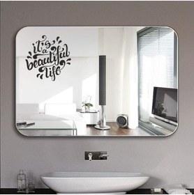 Resim Genel Markalar Ayna özel yeni kaliteli Kaliteli Sticker, It's A Beautiful Life özel yeni kaliteli Kaliteli Sticker 