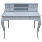 Resim Çalışma Masa Model Kayın Lükens Aslan Ayak Parlak Beyaz Porselen Kulp Kutuda sevk El Yapım Beyaz 