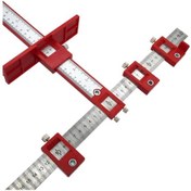 Resim Rox Wood 0058 Delik Delme Merkezleme Kılavuz Cetveli Kulp Takma Ş 