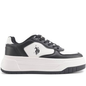 Resim U.S. Polo Assn. U.S. Polo Assn. ELFY 4PR Beyaz SİYAH Kadın Sneaker 101887225 