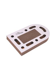 Resim M-pets My Scratchy Tenneessee Kedi Tırmalama Kartonu Beyaz 50x30x6 Cm 244-54021.01 