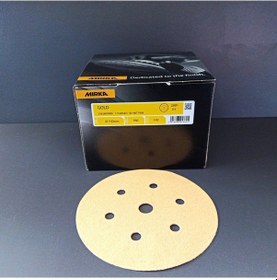 Resim Mırka Zımpara Epoksi Reçine Tekne Mobilya Gold Serisi 80 Kum Cırtlı 150 Mm 100 Adet 