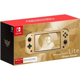 Resim Nintendo Switch Lite Konsol Hyrule Edition 